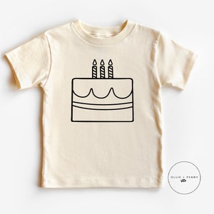 3rd Birthday Shirt, Third Birthday Shirt, Birthday Shirt, Birthday Party Shirt,  Birthday Cake Shirt, Birthday Outfit, Ollie and Penny