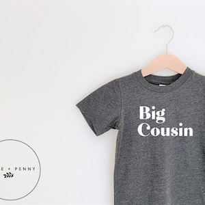 Big Cousin Shirt, Little cousin Bodysuit , Biggest Cousin shirt, Bigger Cousin shirt, cousin shirt, pregnancy announcement,