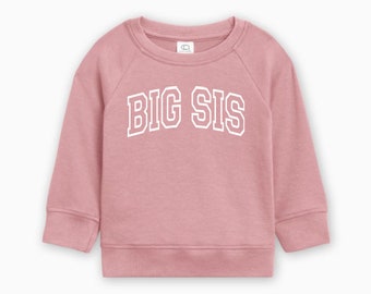 Big Sis Pullover Organic Cotton, Little Sister Pullover, Sister Shirt, Lil Sis Shirt, Announcement, Matching Shirts, Ollie and Penny