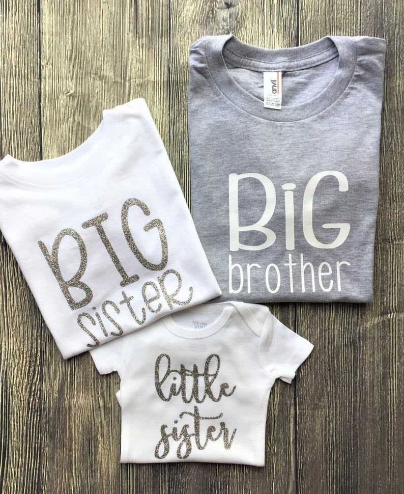 etsy big sister little brother outfits