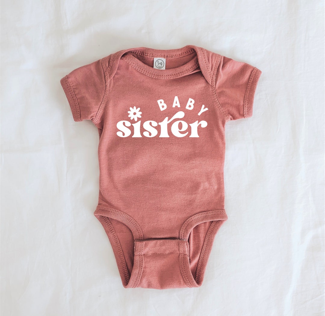 Baby Sister Shirt Brother Shirt Sibling Announcement Baby Etsy