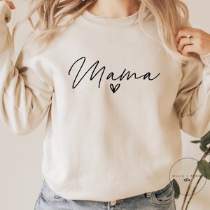 Mama Sweatshirt , Retro Mama Sweatshirt, Groovy Mama Sweatshirt, Pregnancy Reveal Sweatshirt, Mama to be Sweatshirt,Gift for Mom