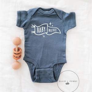 Baby Brother Bodysuit , Big Brother Shirt, Sibling reveal, big sister announcement, baby announcement, matching sibling shirts