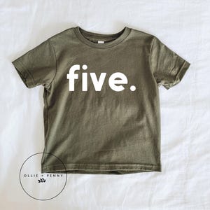 5th Birthday Shirt , Fifth Birthday Shirt, Birthday Party Shirt, Birthday Party Shirt, Birthday Shirt, Birthday Outfit, Ollie and Penny