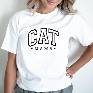 Cat Mama Shirt, Cat Mom Shirt, Cat Mom Gift, Oversized shirt, Cat Mom Tee, Cat Mama graphic tee, Ollie and Penny, Comfort Colors
