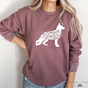 German Shepherd Mom Sweatshirt, Dog Mom Sweatshirt, Dog Mom Gift, Dog Mama Sweatshirt, Dog Mom shirt, Dog Mom Tee, Ollie and Penny, Unisex