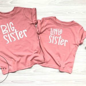 Big Sister Shirt , Lil&#39; Sister Shirt, big sis, big sister reveal, big sister announcement, baby announcement, , Ollie and Penny