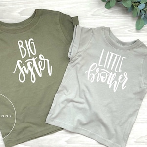 Big Sister Shirt Little Brother shirt , Lil&#39; Sis Shirt, big sis, big sister reveal, big sister announcement, baby announcement,