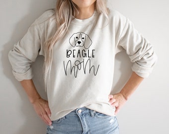 BEAGLE MOM Sweatshirt , Dog Mama Sweatshirt , Dog Mom Gift, Dog Mom Sweatshirt , Dog Mom shirt, Dog Mom Tee, Unisex , Unisex