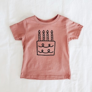 4th Birthday Shirt, Fourth Birthday Shirt, Birthday Cake Shirt, Birthday Party Shirt, Birthday Shirt, Birthday Outfit, Ollie and Penny