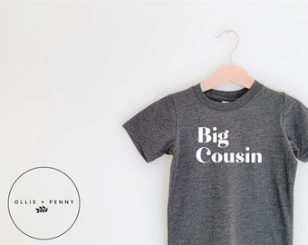 Big Cousin Shirt, Little cousin Bodysuit , Biggest Cousin shirt, Bigger Cousin shirt, cousin shirt, pregnancy announcement,