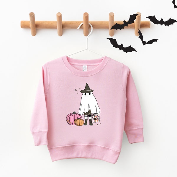 CLEARANCE | Trick or Treating  | Halloween Kids Top, Halloween Sweatshirt,Spooky Sweatshirt, Ollie and Penny, DTF