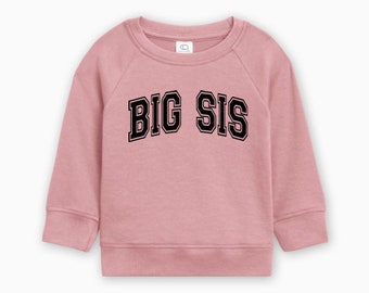 Big Sis Pullover Organic Cotton, Little Sister Pullover, Sister Shirt, Lil Sis Shirt, Announcement, Matching Shirts, Ollie and Penny