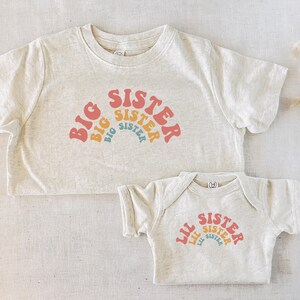 Big Sister Shirt, Lil Sister Shirt, Big Sister Reveal, Big Sister Announcement, Baby Announcement, big Sister to be, Ollie and Penny