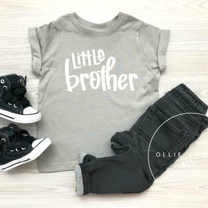 Little brother shirt , Big Brother Shirt , brother shirt, coming home outfit, family photos, pregnancy announcement, Ollie and Penny