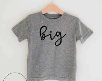 Big Middle Little Shirt, Little Bodysuit, Sibling Shirts, Coming home outfit, family photos, pregnancy announcement, gender reveal