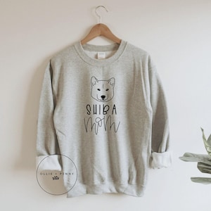 SHIBA MOM Sweatshirt , Dog Mama Sweatshirt , Dog Mom Gift, Dog Mom Sweatshirt , Dog Mom shirt, Dog Mom Tee, Unisex , Unisex