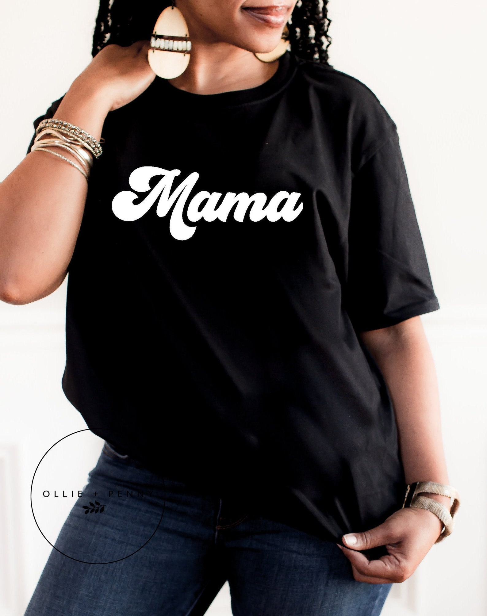 Mama Shirt Retro Mama Shirt Groovy Mama Shirt Shirt - Etsy