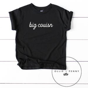 Big Cousin Shirt , Little cousin Bodysuit , Biggest Cousin shirt, Bigger Cousin shirt, cousin shirt, family photos, pregnancy announcement