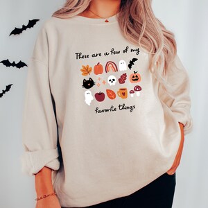 CLEARANCE | Favorite Thing's Sweatshirt, Halloween Sweatshirt, Pumpkin Sweatshirt,  Graphic Sweatshirt, DTF, Ollie and Penny