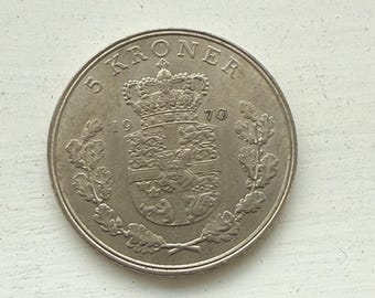 デンマーク 2 クローネ 1954、1955、1956、1957、1958、1959 年