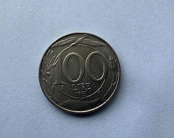 イタリア硬貨 500リラ イタリア銀行創立100周年記念 | 女性の頭部