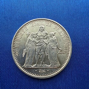 【希少】 サンローラン⭐️ 10フラン銀貨★5フラン銀貨セット 希少】 サンローラン⭐️ 10フラン銀貨☆5フラン銀貨セット