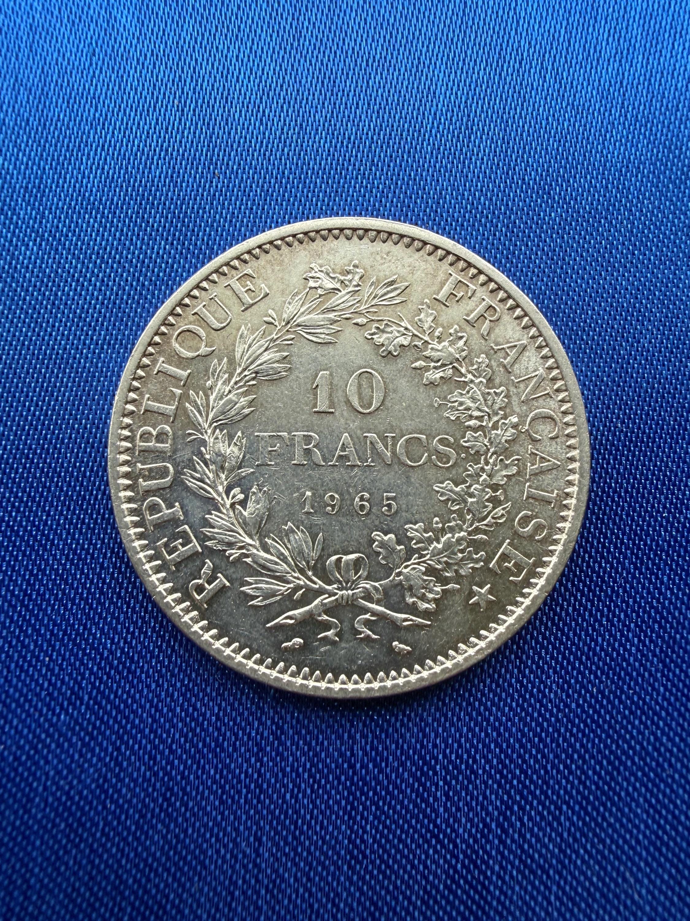 1967年 フランス 10フラン銀貨 | ヘラクレスデザイン - Etsy 日本
