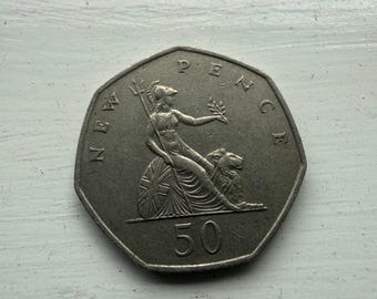 Queen Elizabeth II Britannia 50 Pence Münzset | 1969 & 1997