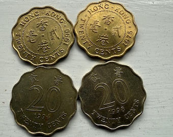 1998年香港10セント硬貨 - Etsy 日本