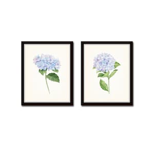 Hydrangea Print Set, Botanical Prints, Watercolor Botanical Prints, Prints, Coastal Art, Wall Art, Nantucket Art, Cape Cod, Grandmillennial