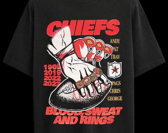 Sangre, sudor y anillos: Camiseta de los Kansas City Chiefs