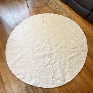 Anthropologie Crewel 56" Round Rug Dream Menagerie Boho Maximalist Cottagecore image 14