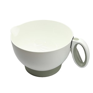 Cuisipro Deluxe smetbunke med stadig lutningsbar botten, vit grå, 3 liter, ny