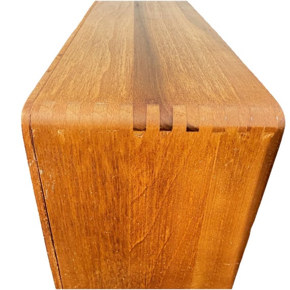 Y2K, Vintage Teak CD Rack 60 Disc Media Storage Hi-fi Audiophile