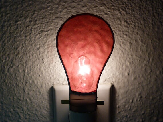 Night Light Red Light Bulb Nightlight Bedroom Bathroom Kitchen Lighting Decor U L Certified Wall Plug In Light Sensor Rotating Base