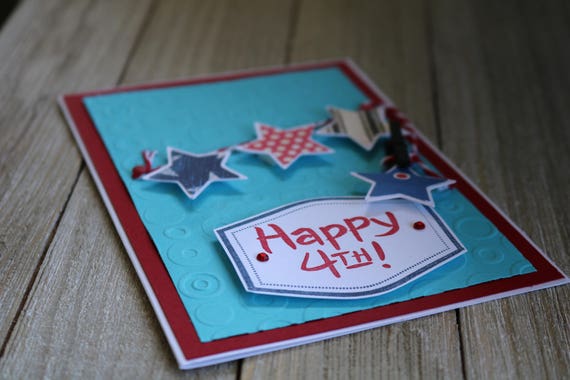 happy fourth card happy fourth of july independence card etsy independence card