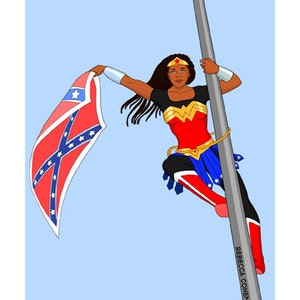 Wonder Bree activist Bree Newsome art print 5x7 inches image 1