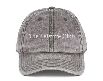 Gorra vintage del club de ocio
