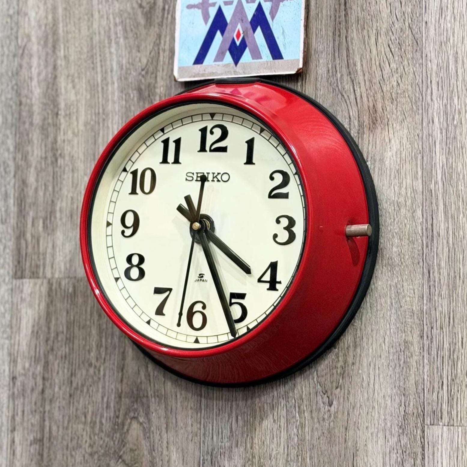 Wall clock vintage seiko - Etsy 日本