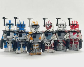 Arc Troopers Battle Pack - Star Wars - Custom Design Figures - Clone Troopers - 501st 212th Coruscant Guards Wolf Pack