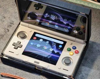 Custodia AYN Thor con cordino, custodia protettiva anticaduta da viaggio, scatola rigida per riporre gli accessori della console di gioco AYN Thor Flip.