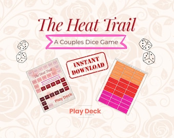The Heat Trail Couples Dice Game | Printable | Flirty Fun Night In