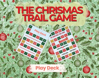 Christmas Trail Game | Printable Holiday Board Game for the whole family (Instant Download)