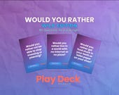 Would You Rather: Wild Edition, Printable Party Game for Adults, 90 Cards (Instant Download)