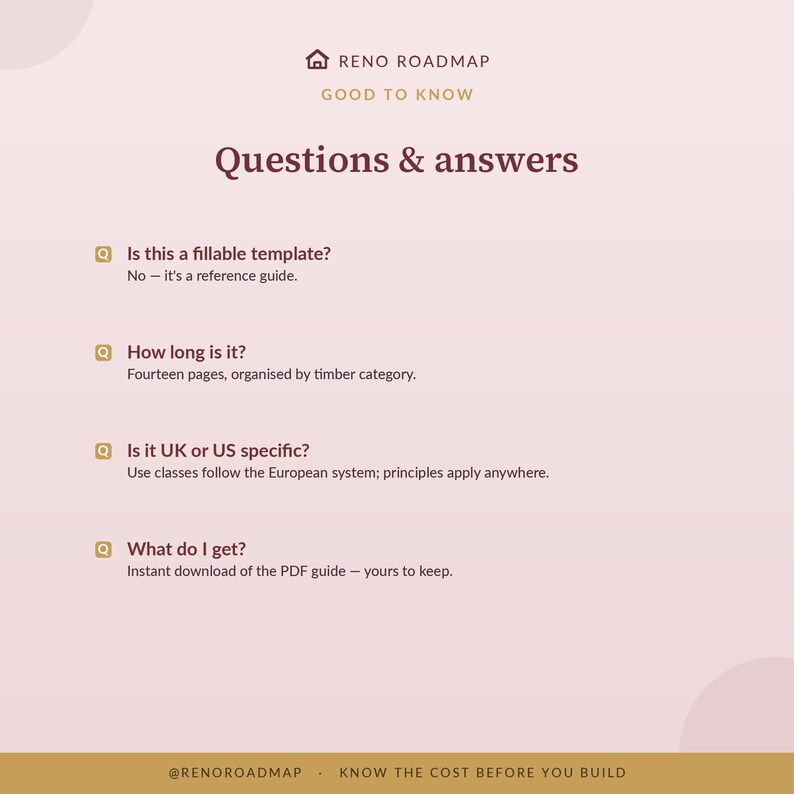Frequently asked questions about the Wood Treatment Guide, answered — Is this a fillable template? How long is it? Is it UK or US specific?