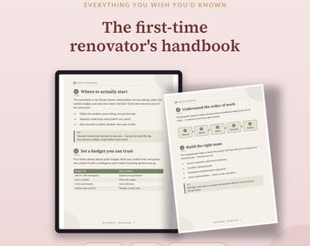 Handbuch für Erstrenovierer: Vermeiden Sie kostspielige Fehler bei der Hausrenovierung (PDF-E-Book)