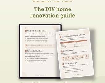 Guía de bricolaje para la renovación del hogar: planifica, presupuesta y contrata a profesionales (libro electrónico en PDF)