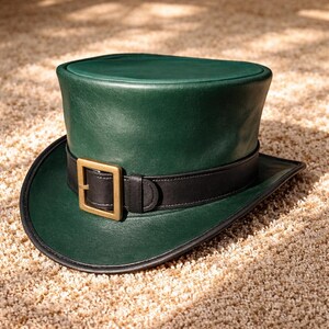 Vintage White Leather Sequin Leprechaun Hat Amazon.com: elope Mini Leprechaun Sequin Costume Hat  main image 4