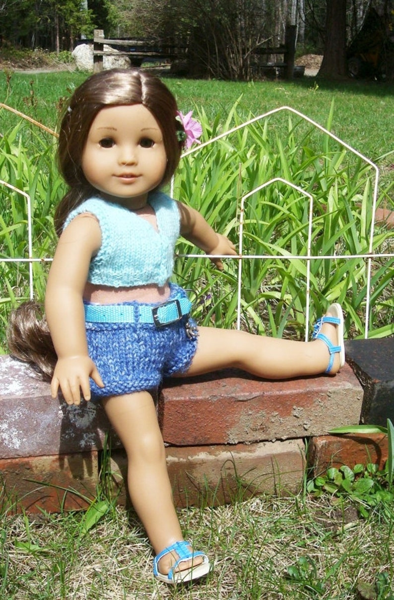 American Girl Low Rider Shorts & Cropped Top Etsy